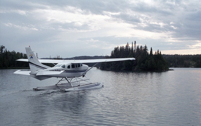 a float plane from Windigo, Isla Royale National Park